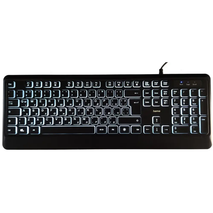 HAMA-182671 KC-550 Keyboard - Клавиатури<<<Компютърна периферия<<<ValiAPI&&&Клавиатури<<<Периферия<<<Компютри и