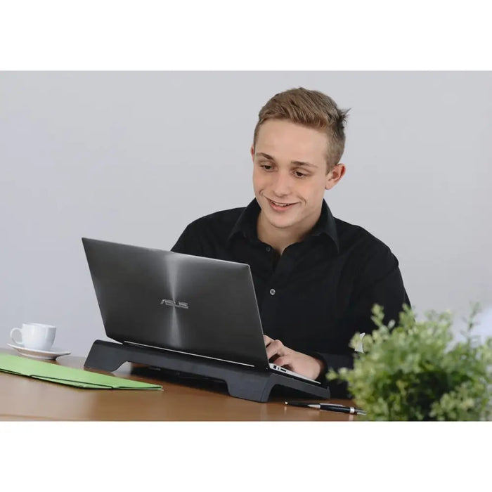 Hama Black Edition laptop cooling stand with fan USB - Охлаждащи поставки за лаптопи<<<Лаптопи таблети и