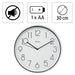 Hama Elegance wall clock Quiet 30 cm. White/Black - Часовници<<<Продукти за дома<<<ValiAPI