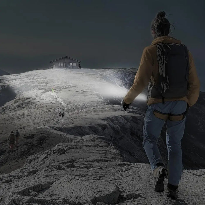 HAMA LED Flashlight FLX1200-C rechargeable shockproof aluminum 4 modes + SOS - Фенери<<<Продукти за