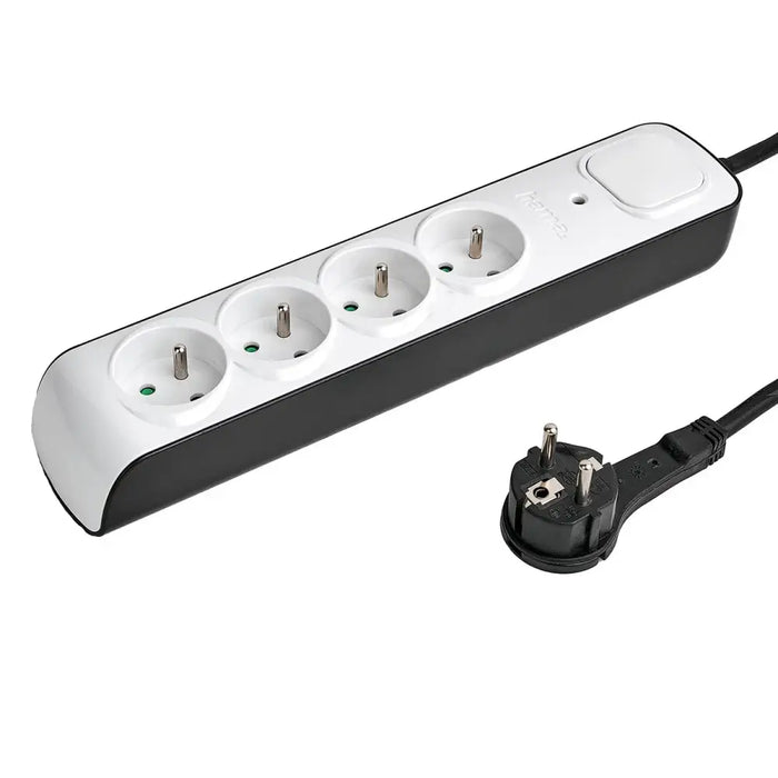 Hama Premium 4-Socket Surge Protector Strip 1.5m - White - Cables and tapes<<<HurtelXML
