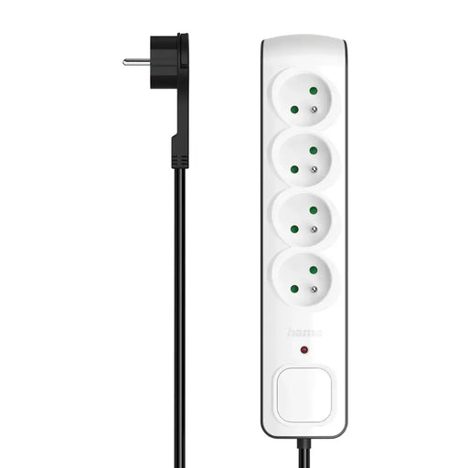 Hama Premium 4-Socket Surge Protector Strip 1.5m - White - Cables and tapes<<<HurtelXML