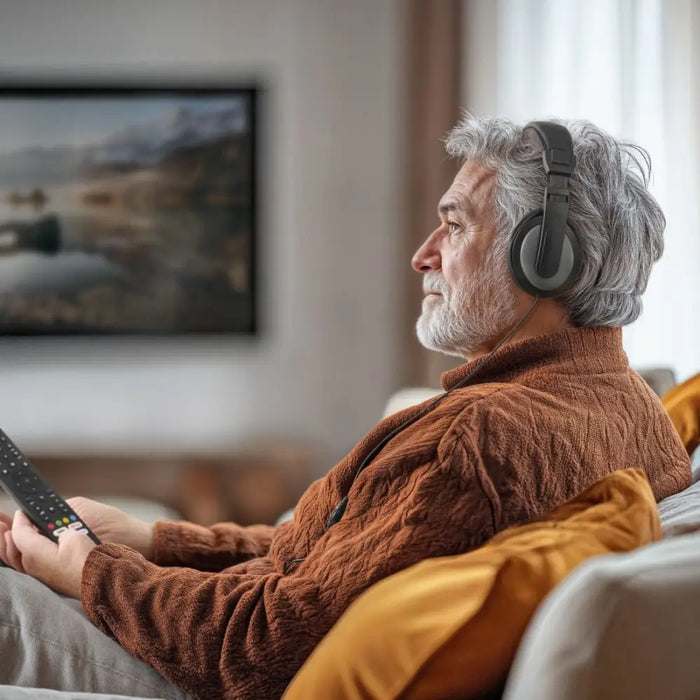 HAMA ShellTV Over-ear stereo headphones with 6 m cable 113dB - Слушалки<<<Компютърна