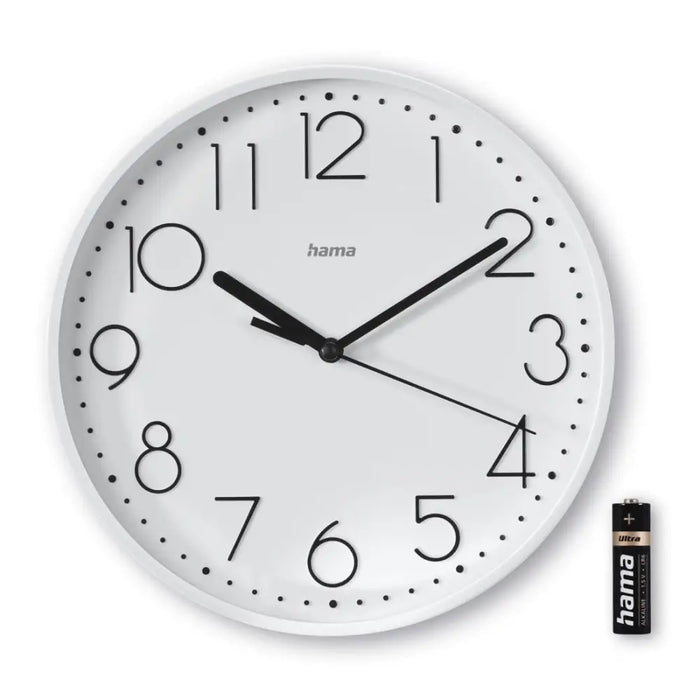 HAMA Wall clock ’Salina’ Diameter 22 cm Quiet white - Часовници<<<Продукти за дома<<<ValiAPI&&&Стенни часовници и