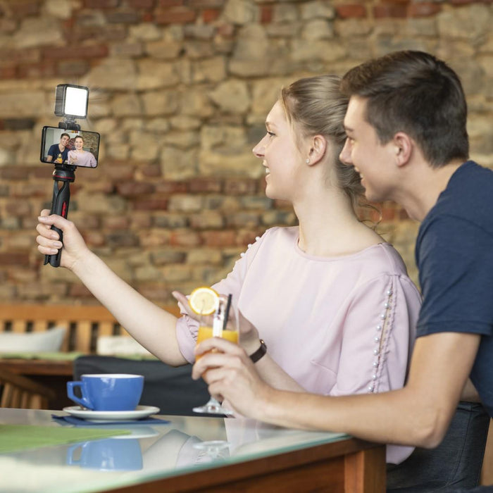HAMA Tripod “Solid 80 Ball” for smartphones, Bluetooth remote for photos, max. 80 cm.