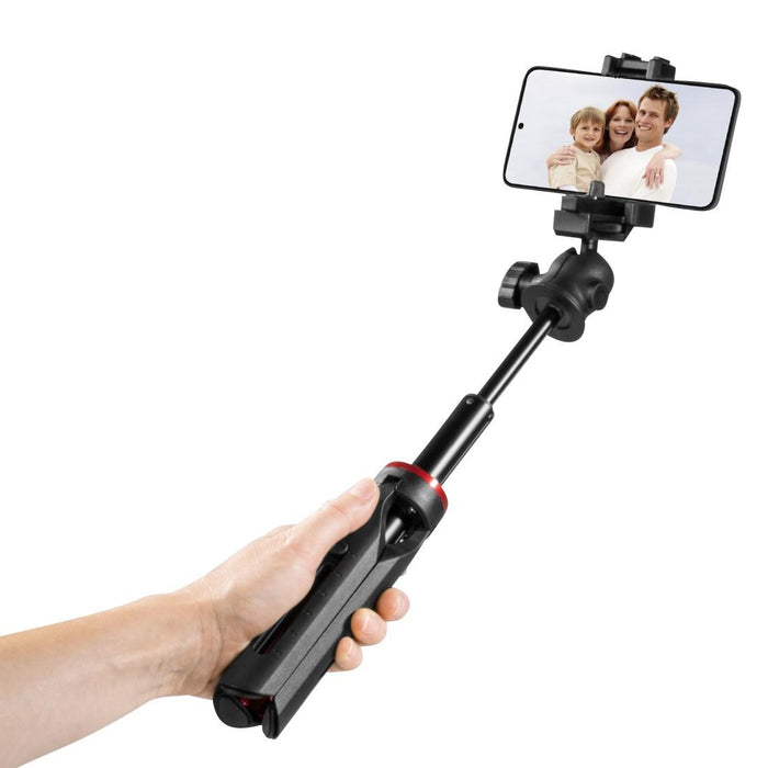 HAMA Tripod “Solid 80 Ball” for smartphones, Bluetooth remote for photos, max. 80 cm.