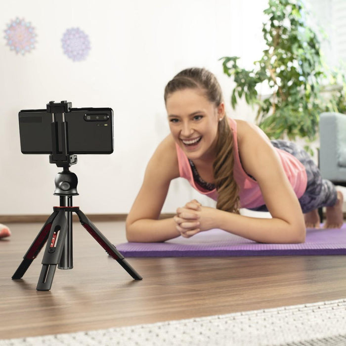 HAMA Tripod “Solid 80 Ball” for smartphones, Bluetooth remote for photos, max. 80 cm.