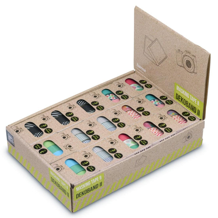 HAMA Paper photo tape, 1.5x500 cm, various motifs, in sets of 3 pcs