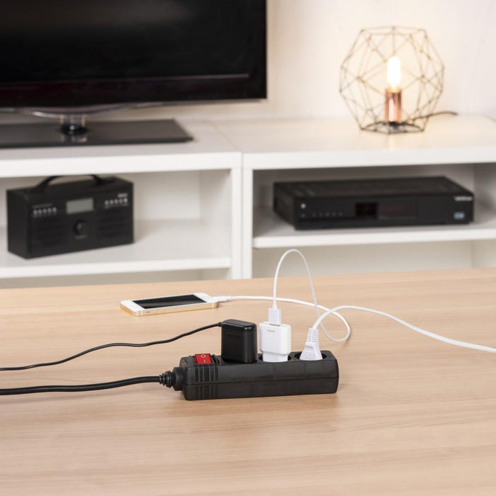 HAMA 108835 power strip, 3 sockets, 108835