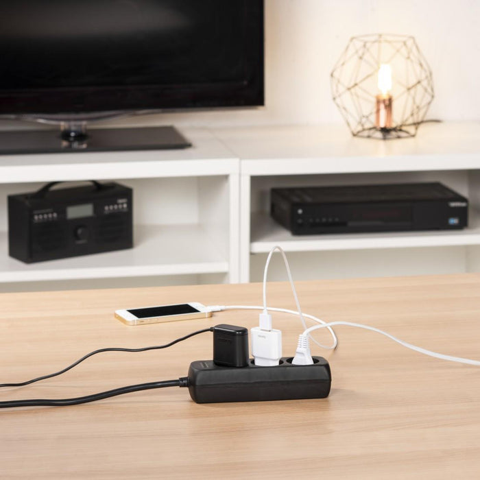 HAMA power strip, 3 sockets, 108841