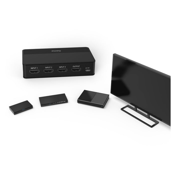 Switch / switch HAMA 4K-HDMI™ 3x1, 121770