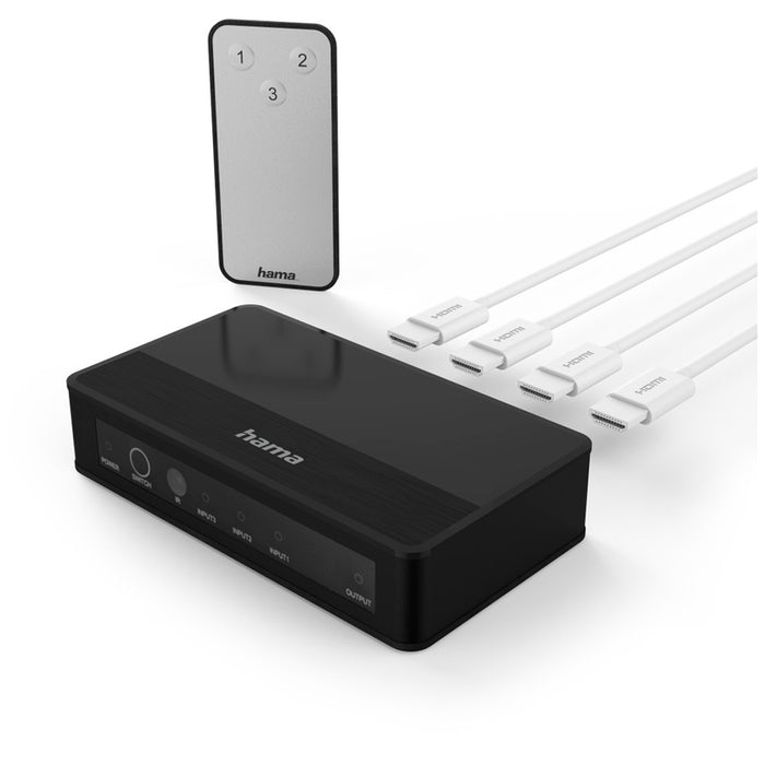 Switch / switch HAMA 4K-HDMI™ 3x1, 121770