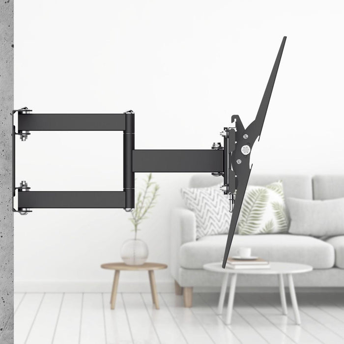 Hama Fullmotion TV wall mount, 32-65", adjustable, Black