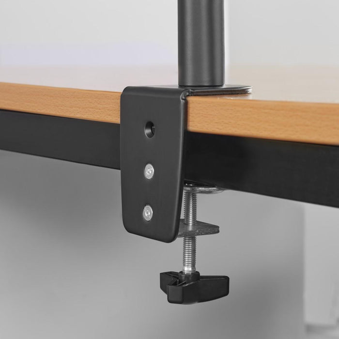 HAMA Desk Monitor Stand for 2 Monitors Adjustable, 13" - 32", 8 kg, Swivel/Tilt, Black