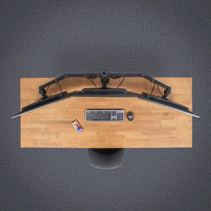 HAMA monitor stand, 3 monitors, 13" - 27", 118495