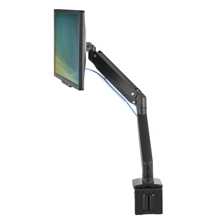 HAMA Desk Monitor Stand, Adjustable, Shock Absorber, 13" - 35", 15 kg, Black
