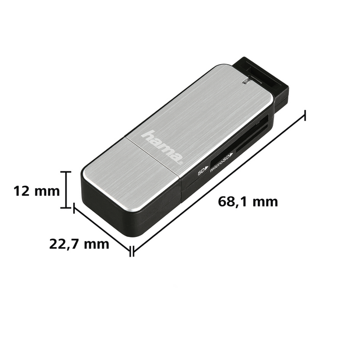 HAMA card reader, USB 3.0, 123900
