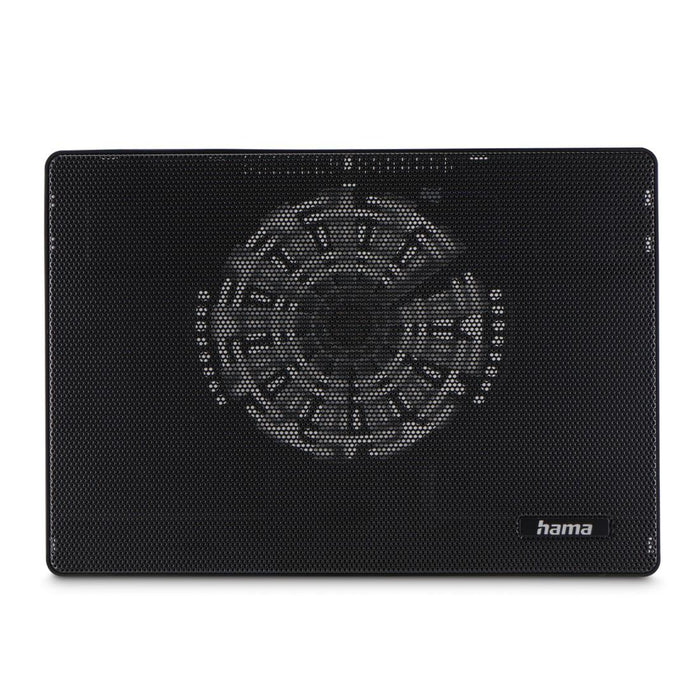HAMA Laptop Cooling Stand "Slim", Ultra-flat, Quiet, Lightweight, Up to 40cm (15.6"), Black