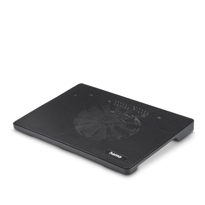 HAMA Laptop Cooling Stand "Slim", Ultra-flat, Quiet, Lightweight, Up to 40cm (15.6"), Black