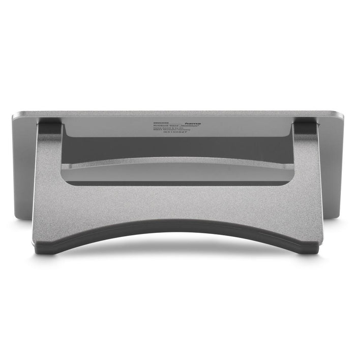 HAMA "Aluminium" laptop stand, foldable, up to 40 cm (15.6"), silver