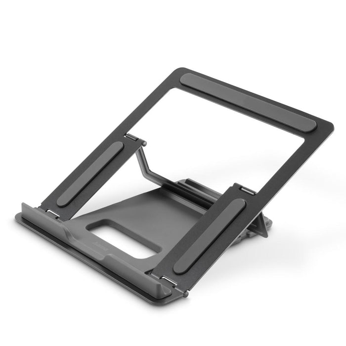 HAMA Laptop stand "Metal", 4-position tilt, foldable, up to 40 cm (15.6"), gray