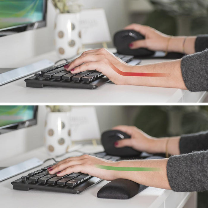 HAMA Wrist rest "Ergo", black