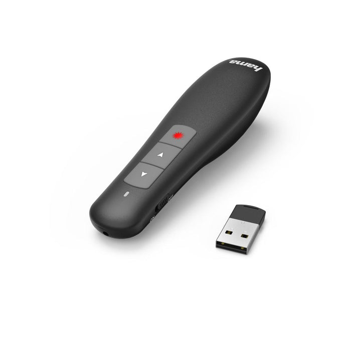Laser wireless presenter HAMA X-Pointer, Wireless, Black