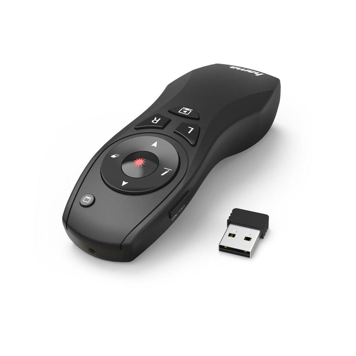 Laser wireless presenter HAMA "X-Pointer 6 in 1", Black