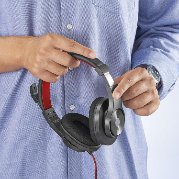 HAMA Headset with microphone HS-USB400 V2, black