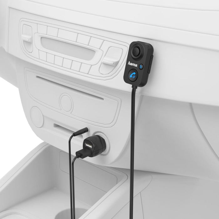 HAMA AUX-In Car Bluetooth Receiver, USB Charger, 2.1 A, Hands Free, 14167