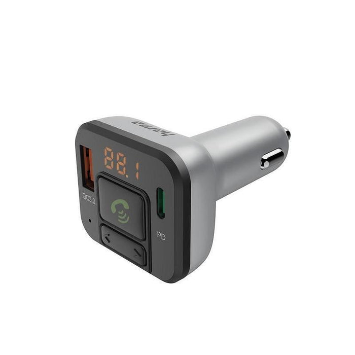 FM Transmitter HAMA, Bluetooth function, Handsfree, 1xUSB-C, 1xUSB-A, 14169