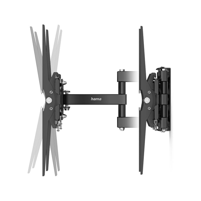 HAMA TV wall mount, 216 cm (85”), up to 50 kg, swivel, tilt, pull-out
