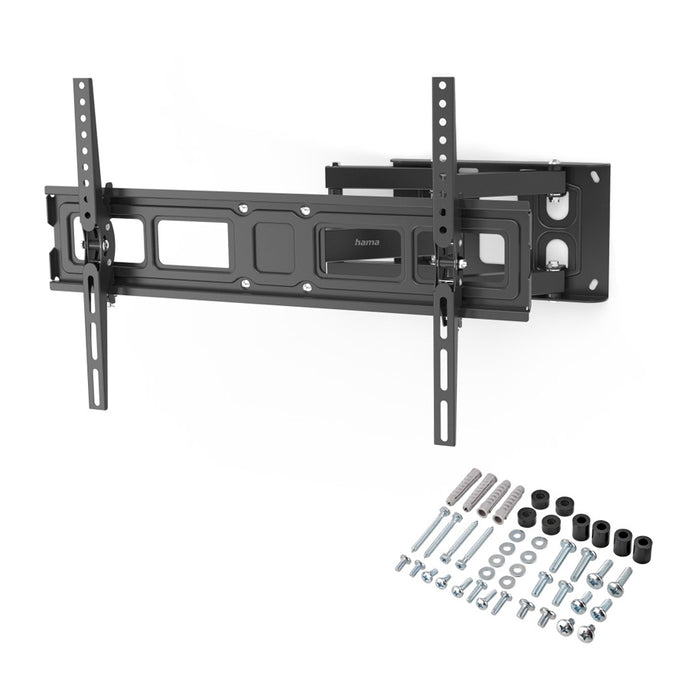 HAMA TV wall mount, 216 cm (85”), up to 50 kg, swivel, tilt, pull-out