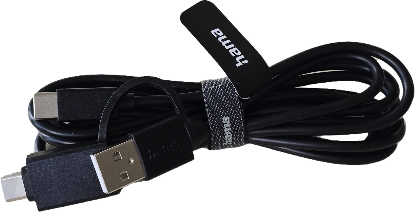 HAMA Wired keyboard CK-100, Cyrillic, USB-C, USB-A