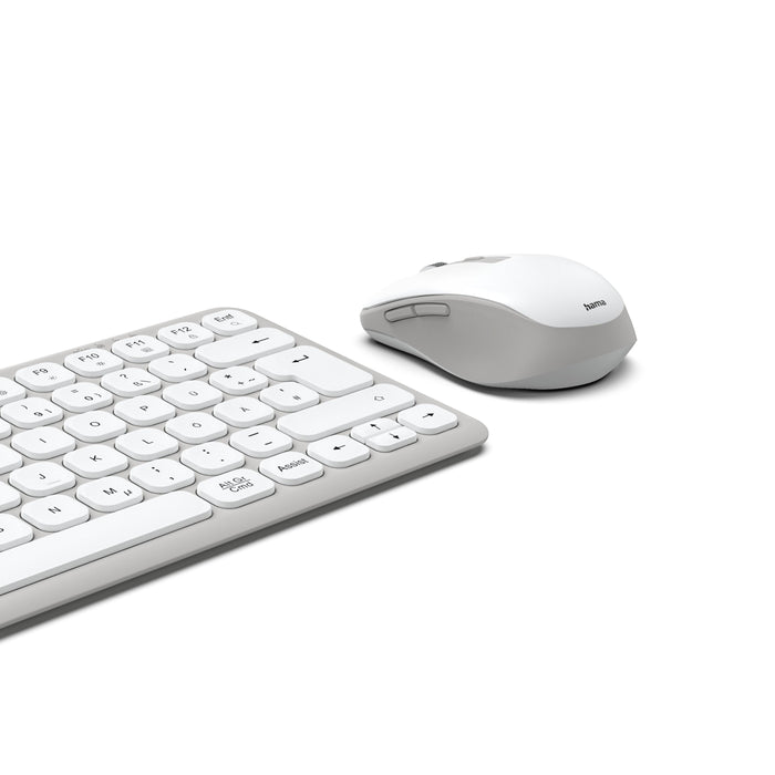 HAMA Wireless mini keyboard and mouse set "WKM-500", TKL Cyrillic, AI key