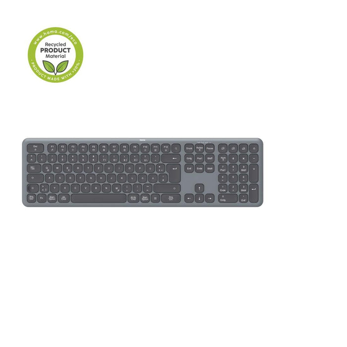 HAMA Wireless keyboard and mouse set WKM-550, black, AI button