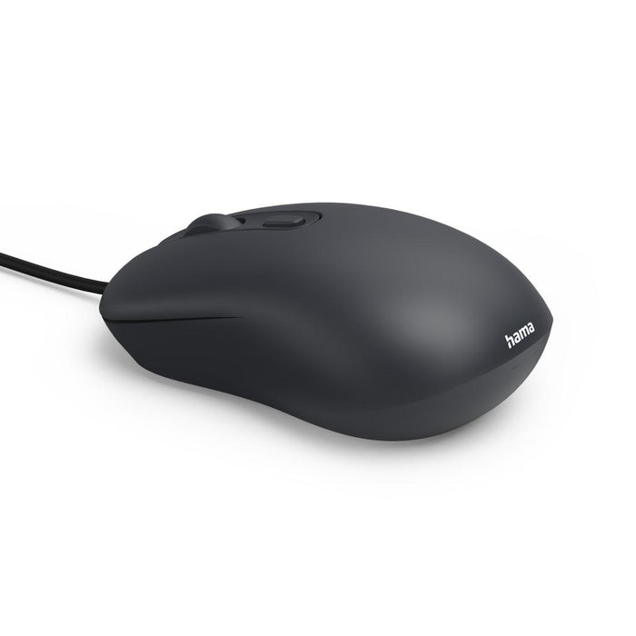 Optical mouse HAMA CM-200, 4 button, silent, with cable, black