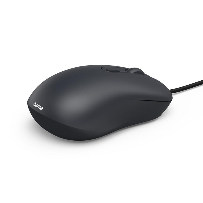 Optical mouse HAMA CM-200, 4 button, silent, with cable, black