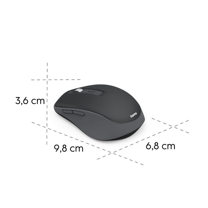 HAMA Wireless Mouse "WM-450", 2.4 GHz / Bluetooth, 7 buttons