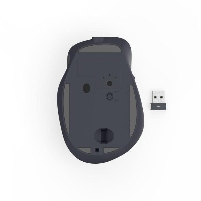 HAMA Wireless optical mouse WM-500 Recharge, black, 6 buttons, 800/1200/1600 dpi, silent