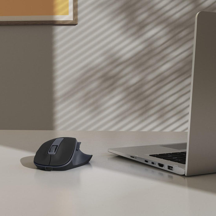 HAMA Wireless optical mouse WM-500 Recharge, black, 6 buttons, 800/1200/1600 dpi, silent