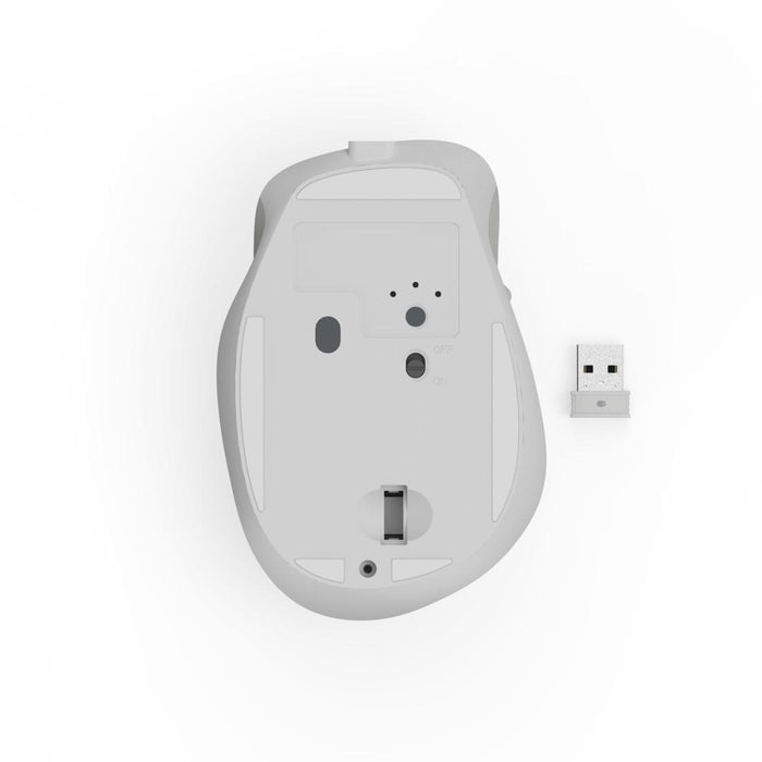 HAMA Wireless optical mouse WM-500 Recharge, white, 6 buttons, 800/1200/1600 dpi, silent