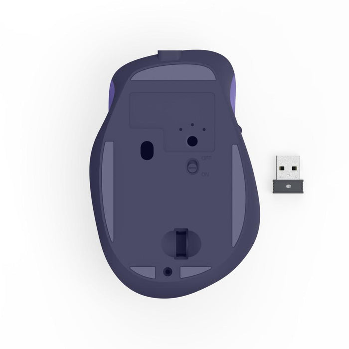 HAMA Wireless optical mouse WM-500 Recharge, 6 buttons, 800/1200/1600 dpi, silent, purple