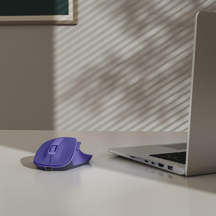 HAMA Wireless optical mouse WM-500 Recharge, 6 buttons, 800/1200/1600 dpi, silent, purple