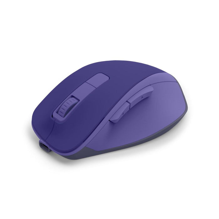HAMA Wireless optical mouse WM-500 Recharge, 6 buttons, 800/1200/1600 dpi, silent, purple