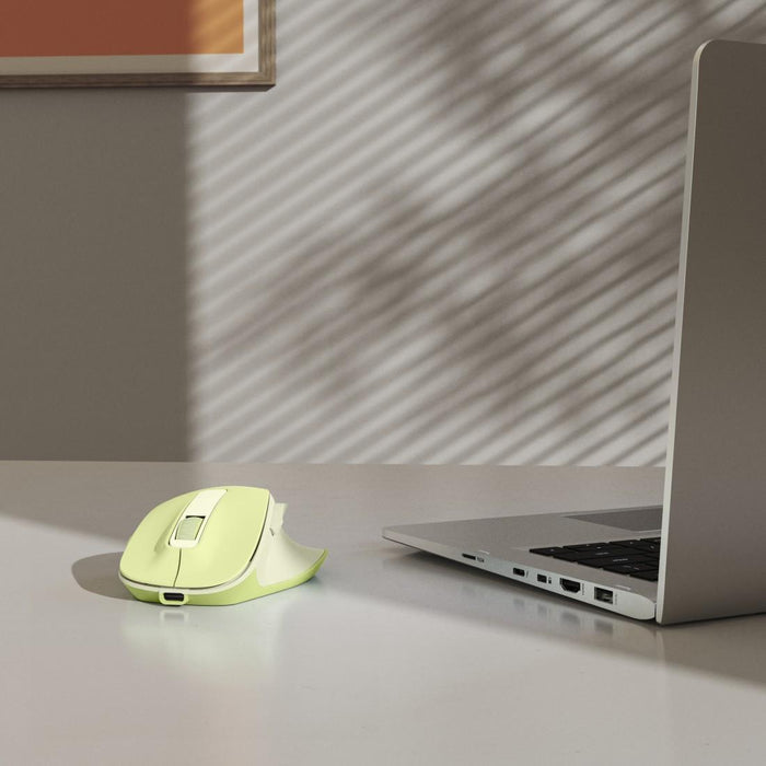 HAMA Wireless optical mouse WM-500 Recharge, green, 6 buttons, 800/1200/1600 dpi, silent
