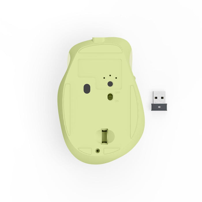 HAMA Wireless optical mouse WM-500 Recharge, green, 6 buttons, 800/1200/1600 dpi, silent