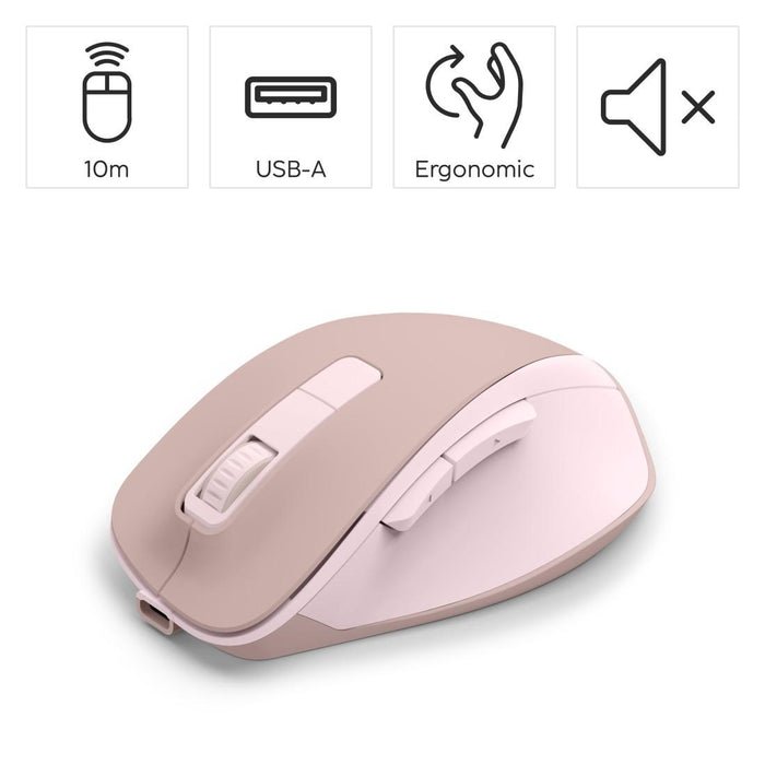 HAMA Wireless optical mouse WM-500 Recharge, 6 buttons, 800/1200/1600 dpi, silent