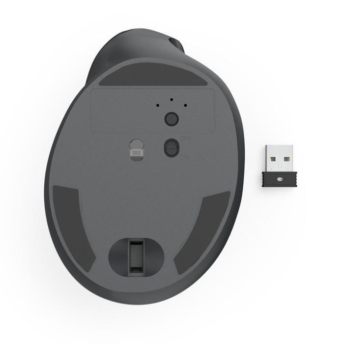 HAMA Wireless Ergonomic Mouse "EWM-500R", optical, 7 buttons, black