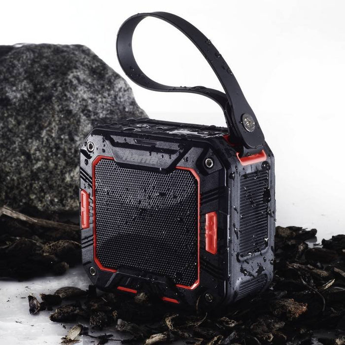 Bluetooth speaker Hama 173107 ROCKMAN-S BLACK/RED